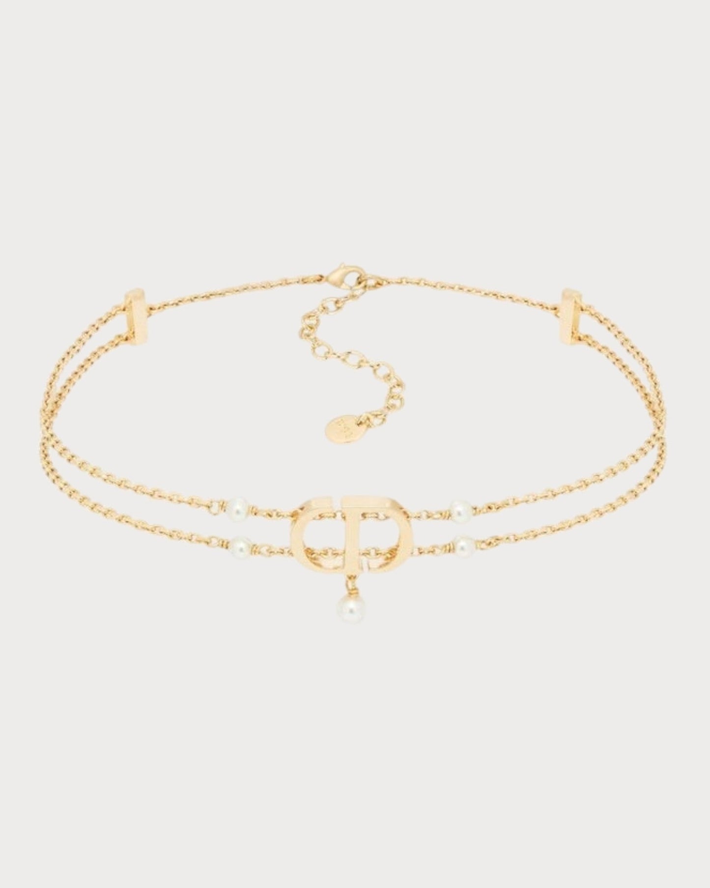 CHRISTIAN DIOR 30 Montaigne Passage Choker Gold-Finish Metal(Gold)