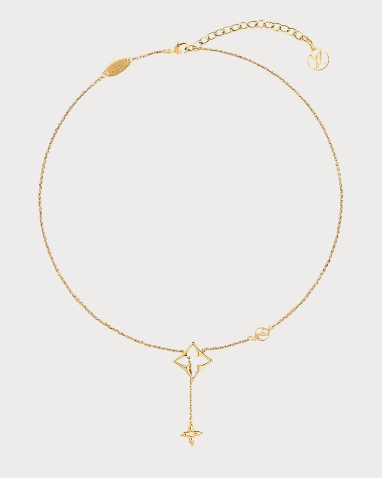 LOUIS VUITTON M01234 LV Flowergram Necklace Metal(Gold)