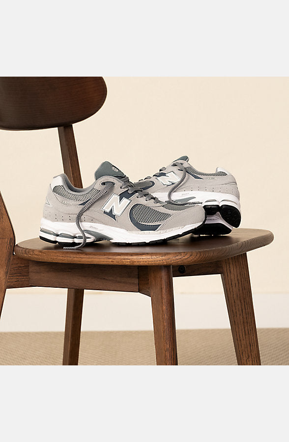 New Balance Men's 2002R Athletic Shoes - Steel/Lead And Orca