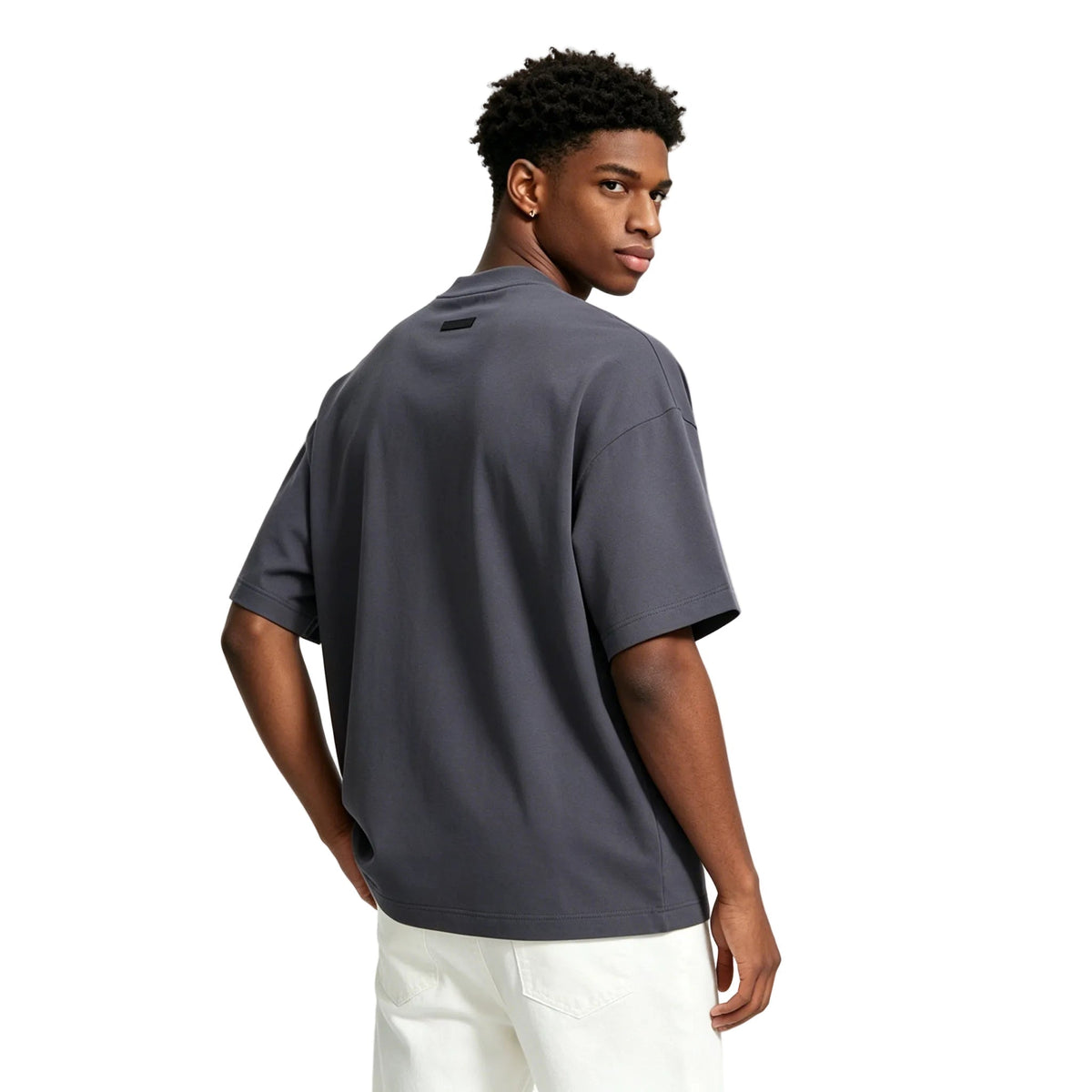 Fear of God Essentials Jersey Crewneck T-Shirt Marine