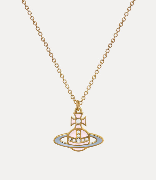 VIVIENNE WESTWOOD Concetta Bas Relief Pendant Necklace Brass(Gold)