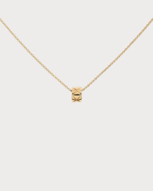 CHANEL J12306 Coco Crush Necklace Quilted Motif & 18K(Small/3 Colors)