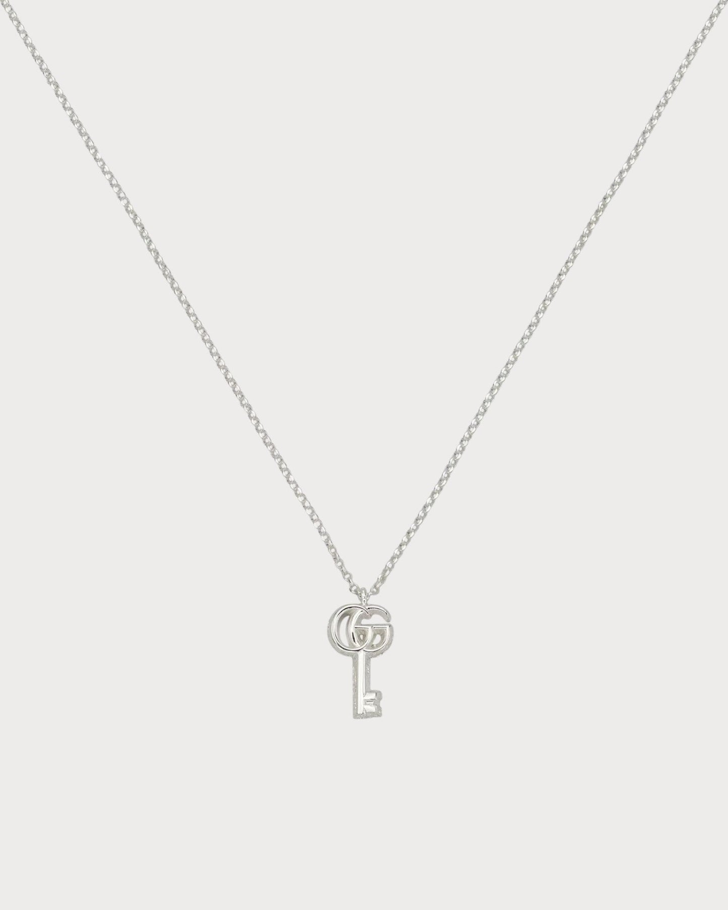 GUCCI GG Marmont Key Charm Necklace 925(Silver)