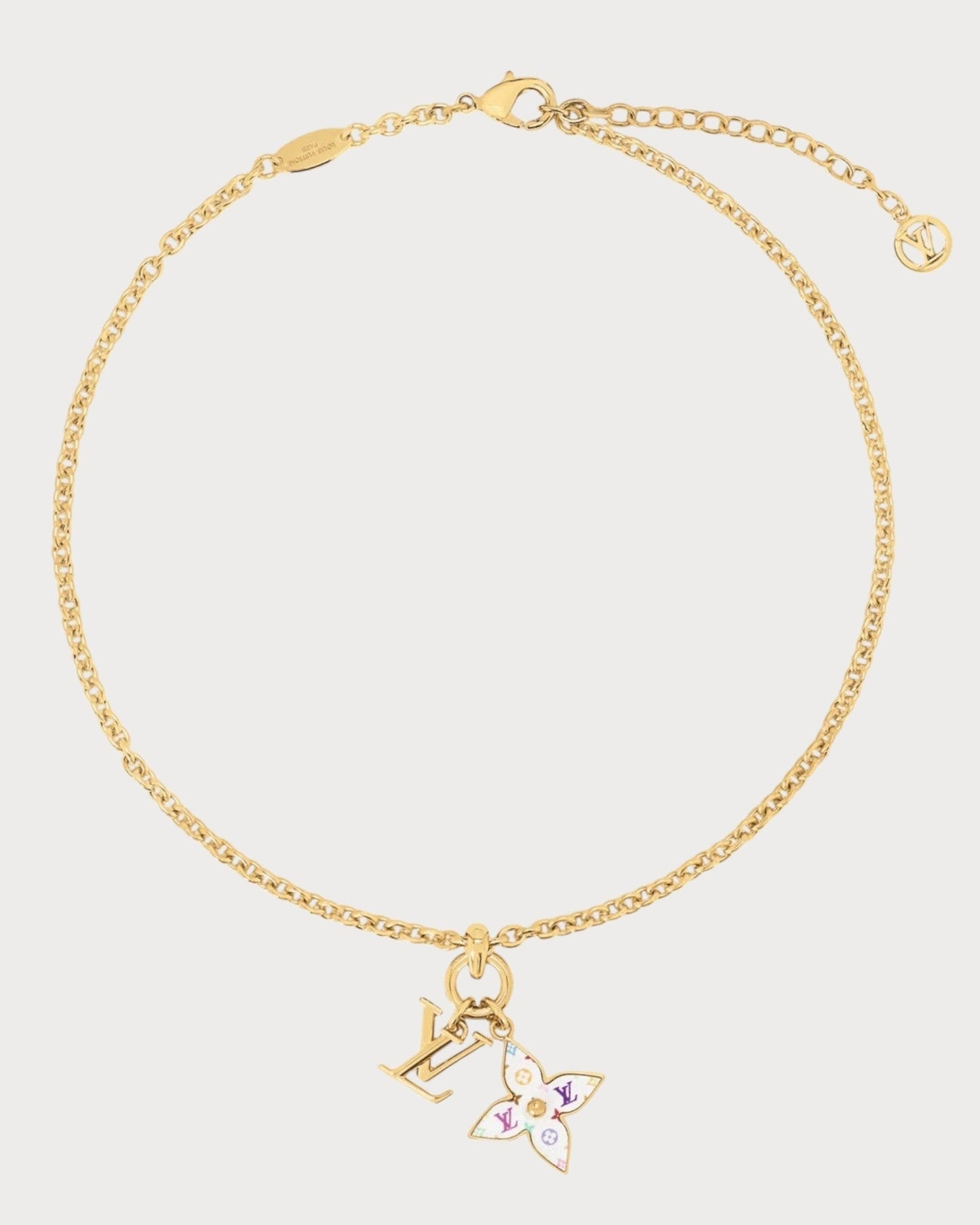 LOUIS VUITTON M03737 LV x TM Monogram Multicoloured Necklace(Multicolor)
