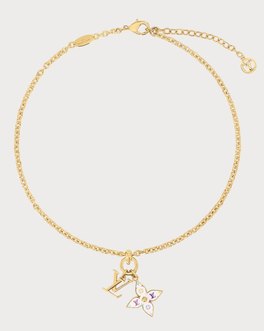 LOUIS VUITTON M03737 LV x TM Monogram Multicoloured Necklace(Multicolor)