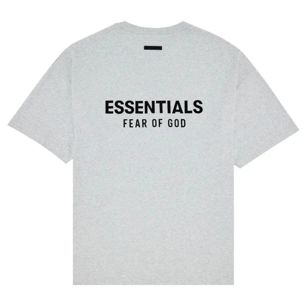 Fear of God Essentials Jersey Crewneck T-Shirt Light Heather Grey
