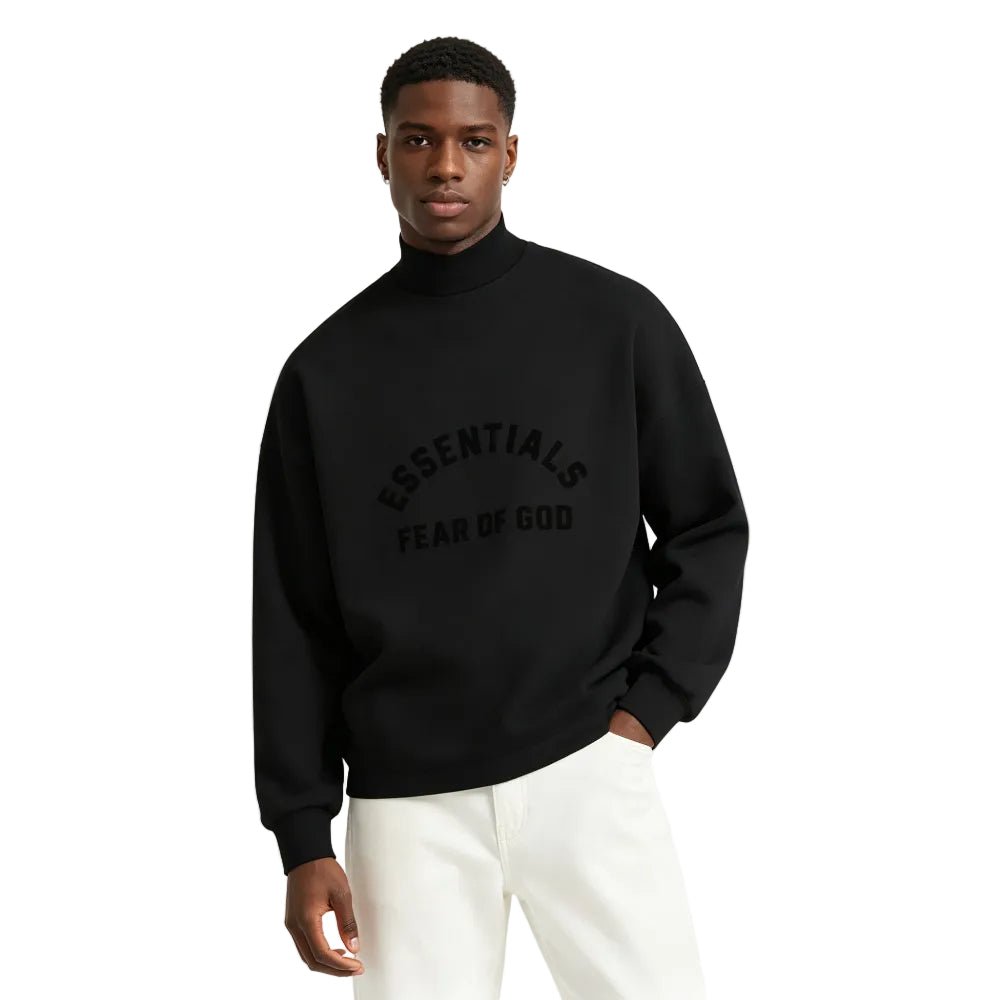 Fear of God Essentials Long Sleeve T-Shirt Jet Black