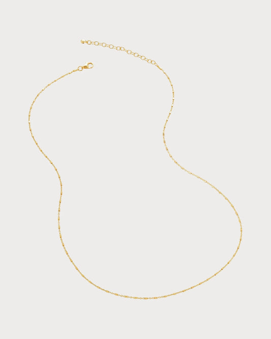 MONICA VINADER 18ct Yellow Gold-Plated Vermeil Sterling-Silver Station Chain Necklace(Gold)