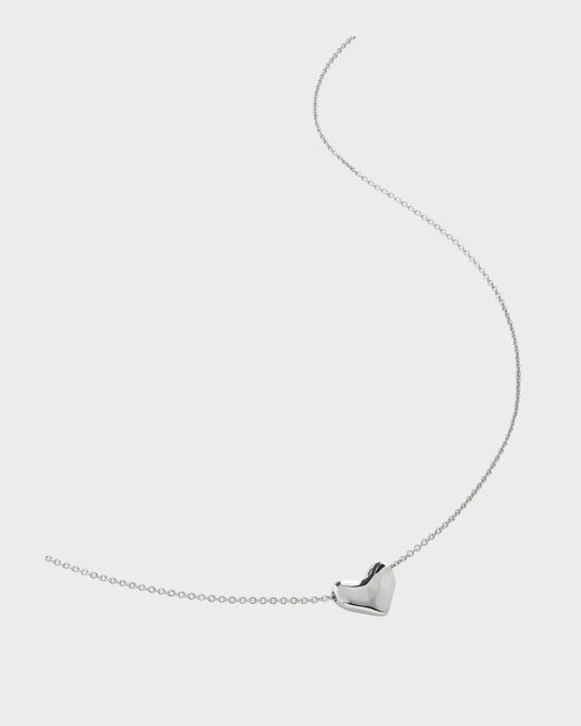 MONICA VINADER Heart-Charm Sterling-Silver Pendant Necklace(Silver)