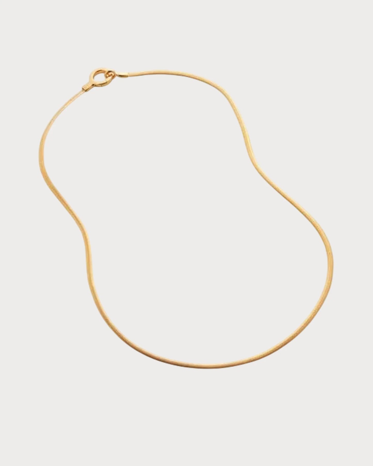 MONICA VINADER Snake Chain Gold Vermeil Necklace 50cm(Gold)