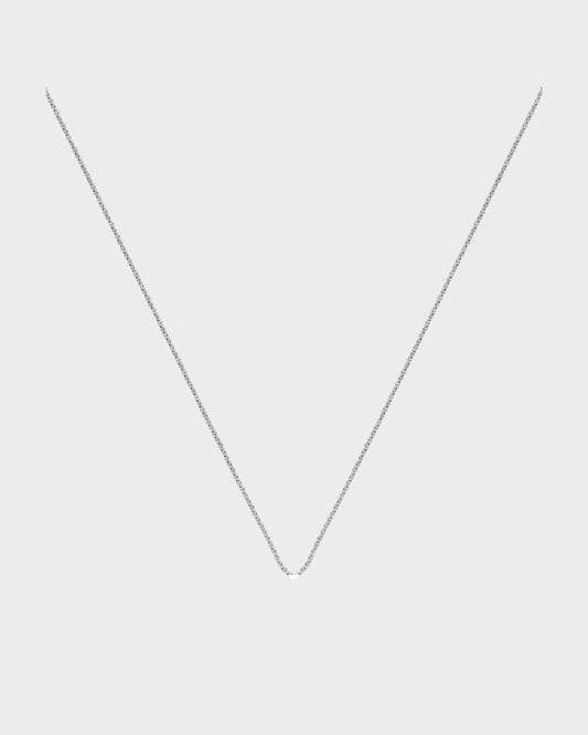 MONICA VINADER Sterling Silver Adjustable 15-17 Rolo Chain(Silver)