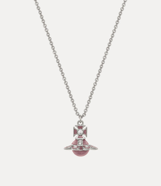 VIVIENNE WESTWOOD Capucine Platinum Pendant Necklace Brass(2 Colors)
