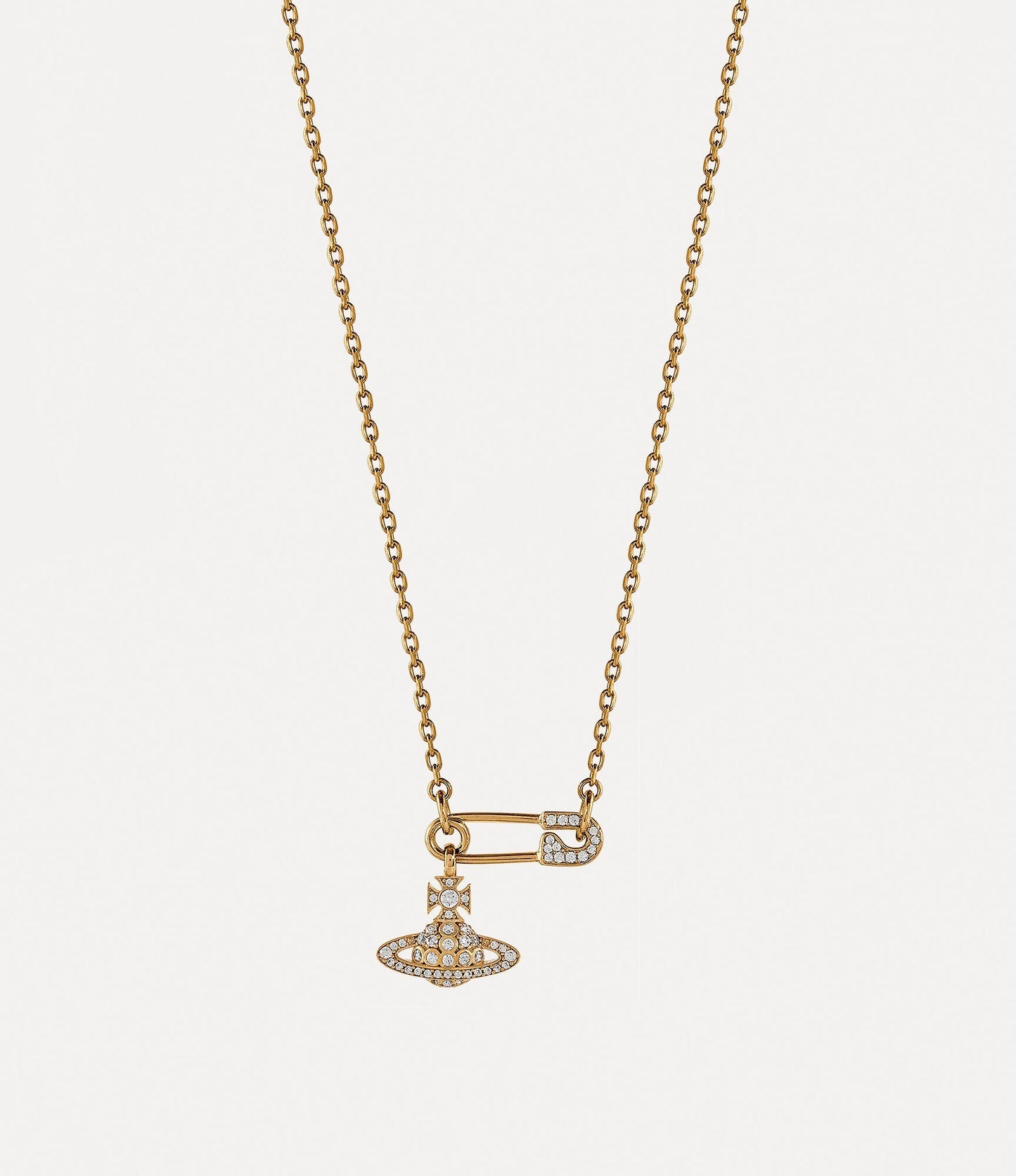 VIVIENNE WESTWOOD Lucrece Pendant Necklace Brass(2 Colors)