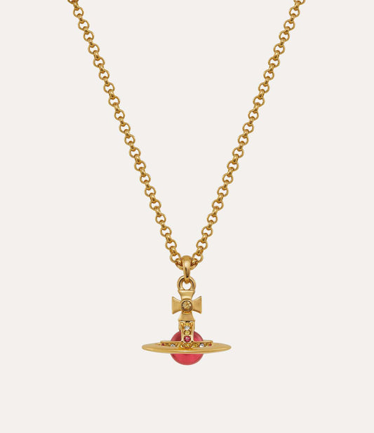 VIVIENNE WESTWOOD New Orb Pendant Necklace Brass(Petite/Gold)