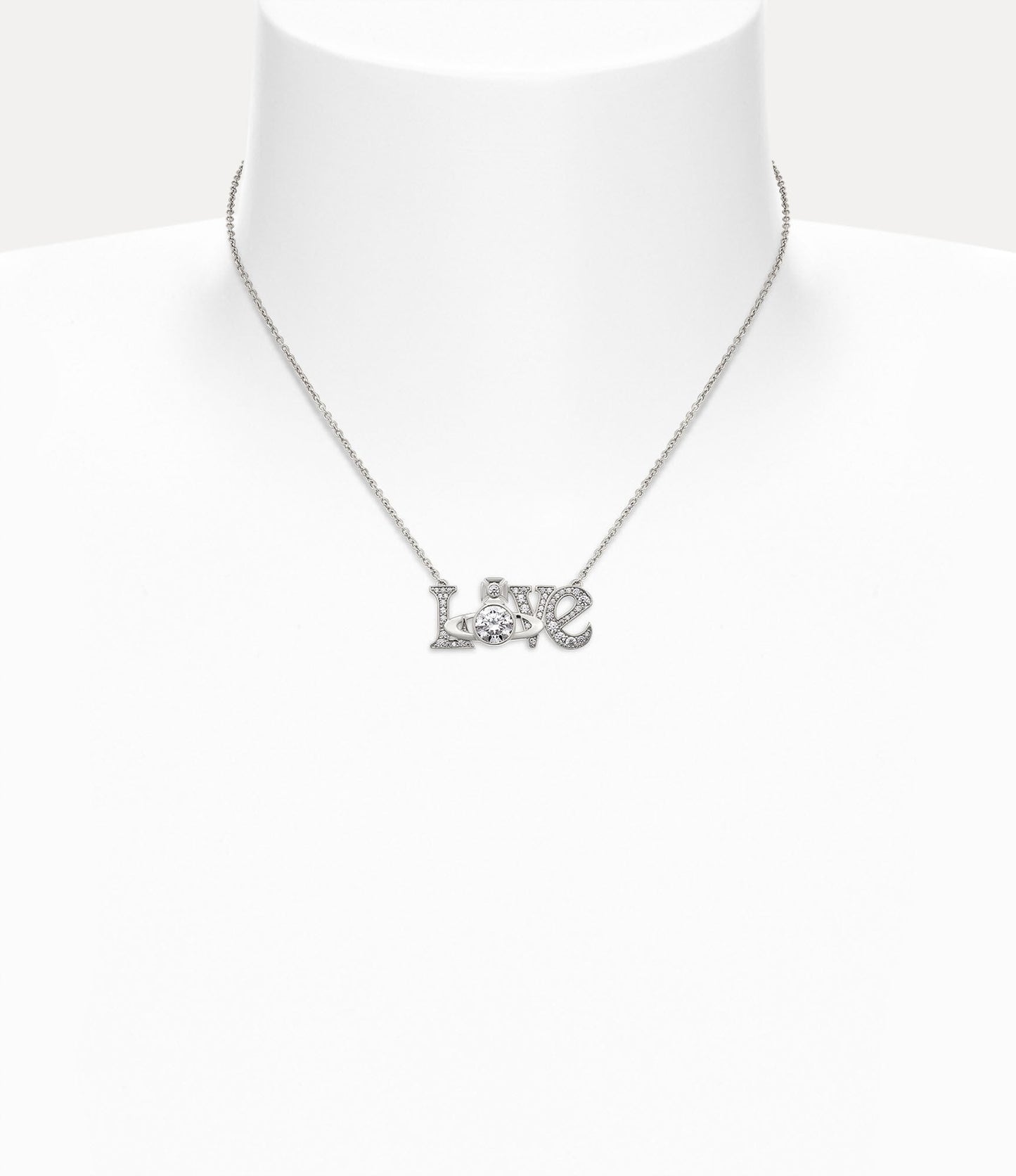 VIVIENNE WESTWOOD Roderico Pendant Necklace Brass(Silver)